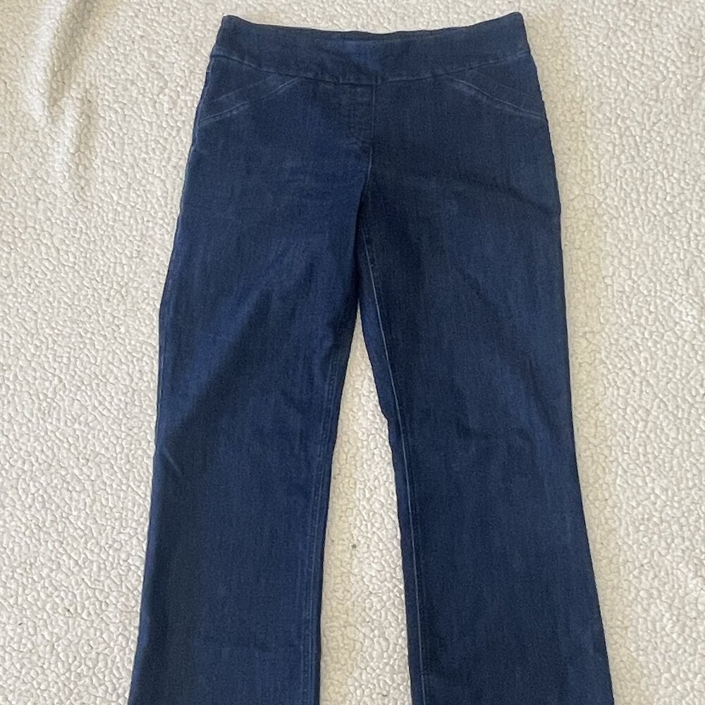 Alia wide leg dark wash jeans - size 12 - excellent condition